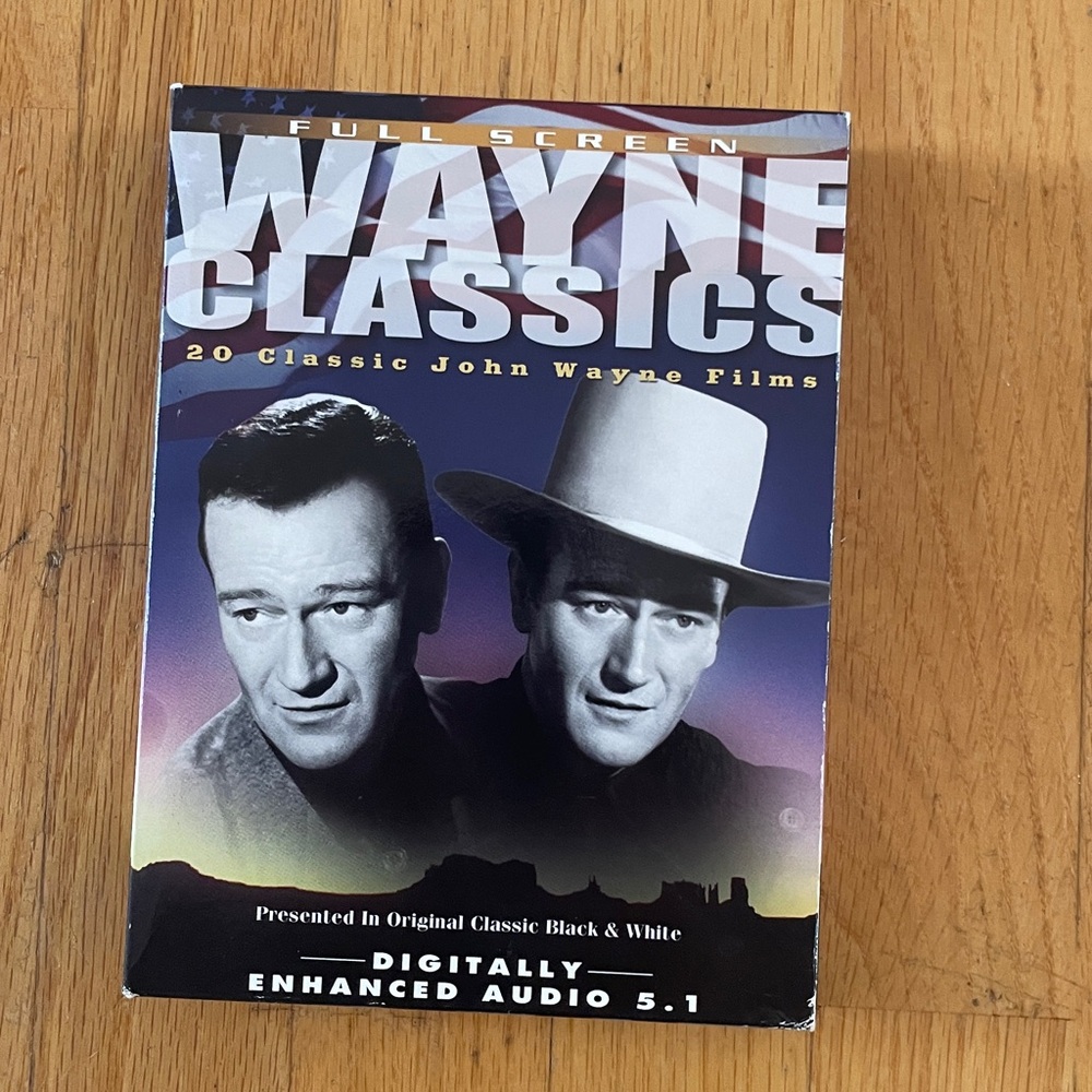 John Wayne Classics 4 DVD Set in Black and White.